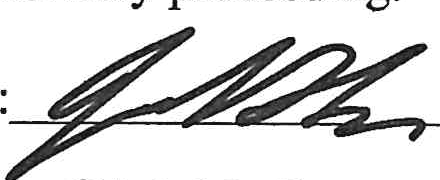 Signature of Jesse Hart