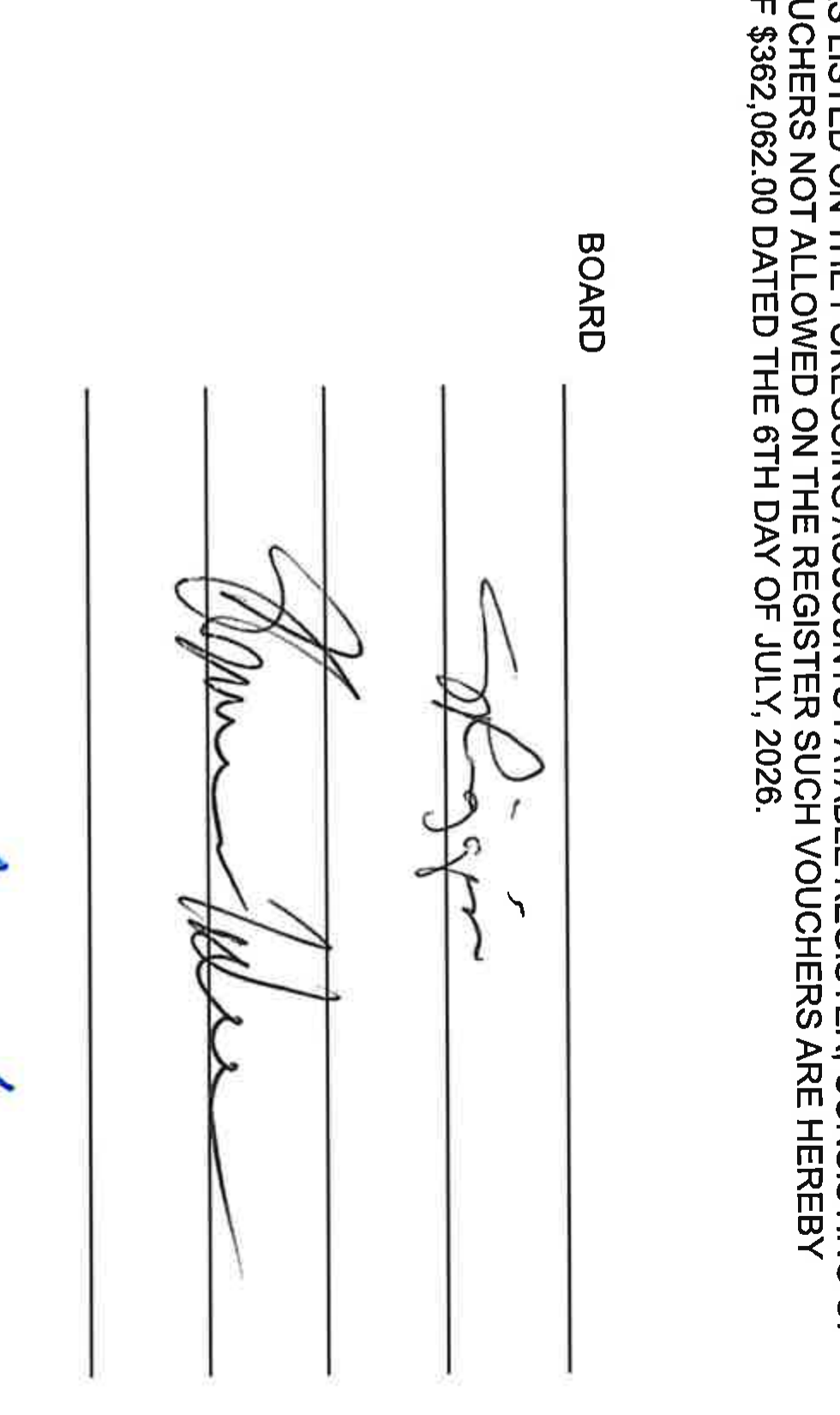Board Member Signatures