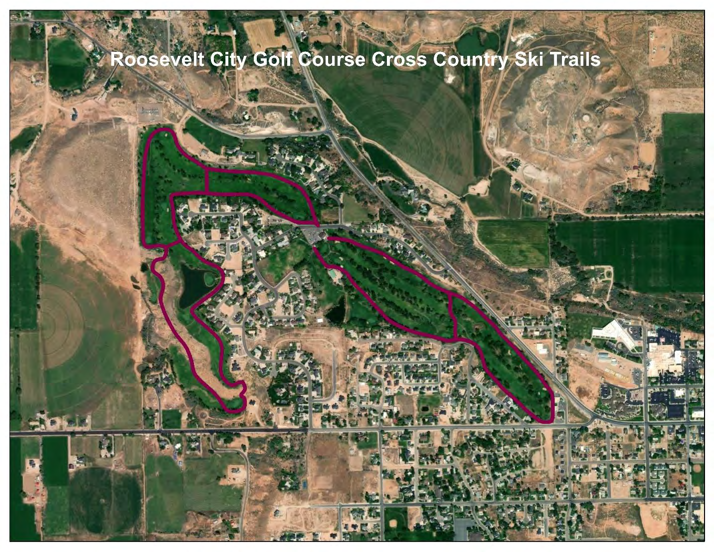 Roosevelt City Golf Course Cross Country Ski Trails Map