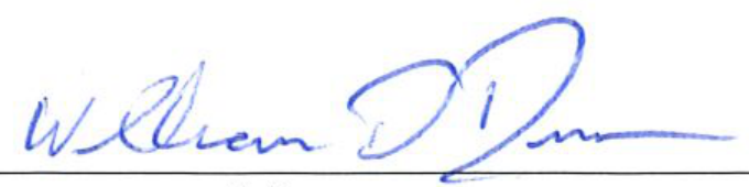 Signature of William Duncan