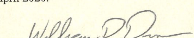 Signature of William D. Duncan