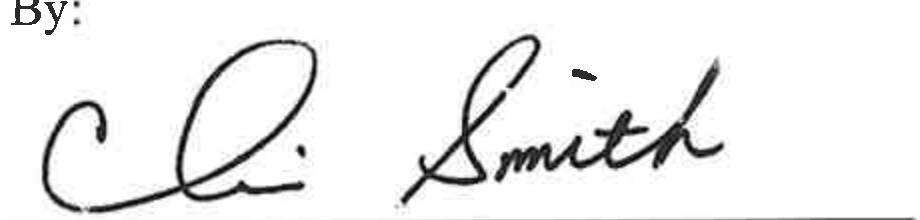 Signature of Chris Smith