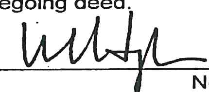Signature of Notary Public William V. Hughes