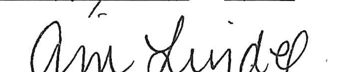 Notary Signature: Erin Lindell