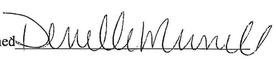 Plan Commission Official Signature