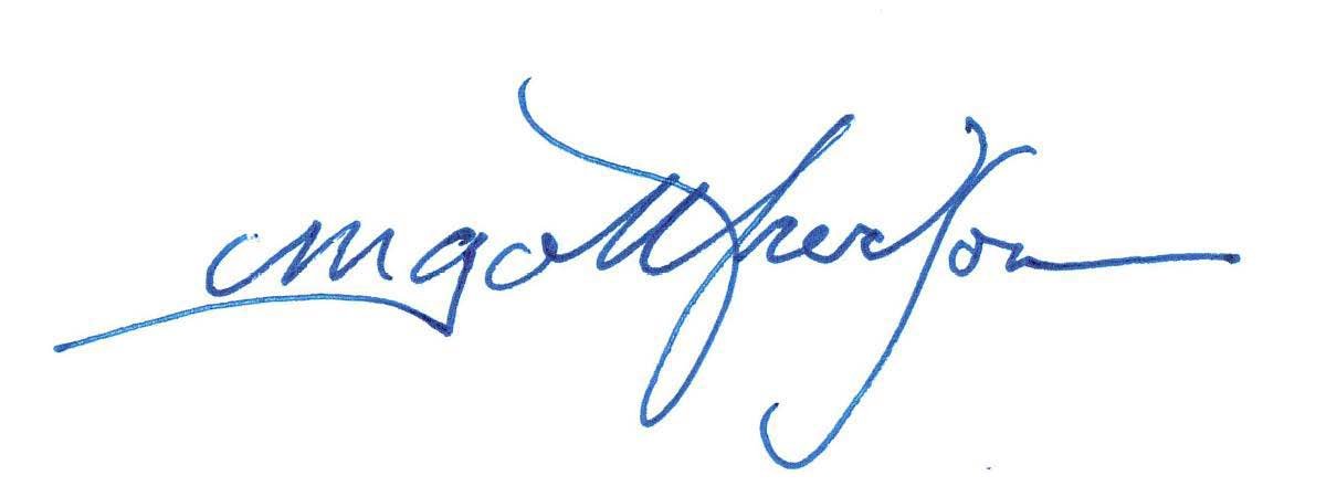 Signature of Mike Gottfredson
