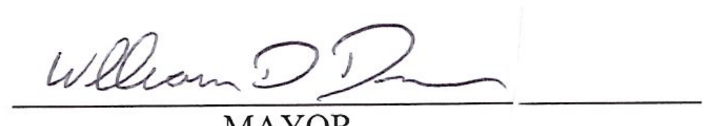 Mayor Signature