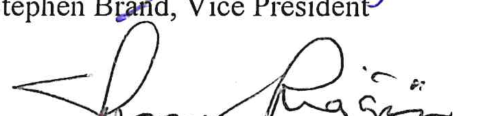 Signature of Sherry Riggin