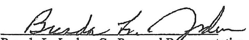 Signature of Brenda L. Jordan