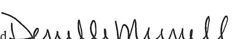 Signature of Danielle McConnell