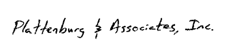 Signature of Plattenburg & Associates, Inc.