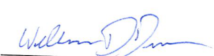 Signature of the Mayor
