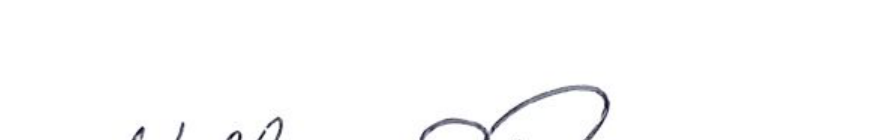Signature of Mayor