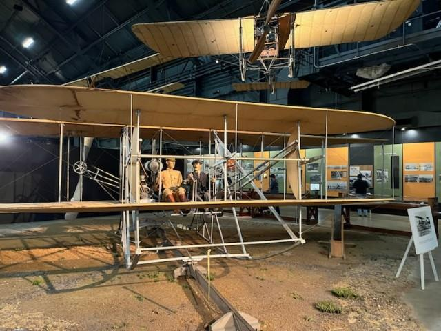 Wright Flyer early aircraft display