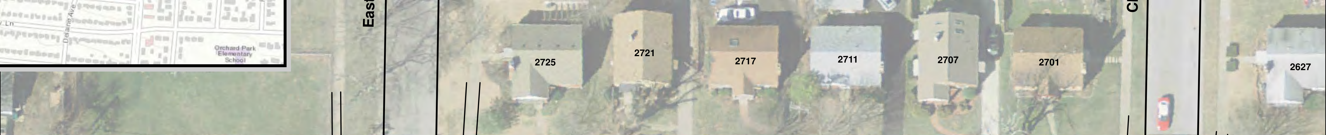 Crash diagram map, upper-middle section with aerial imagery, roads, labels, and crash annotations.