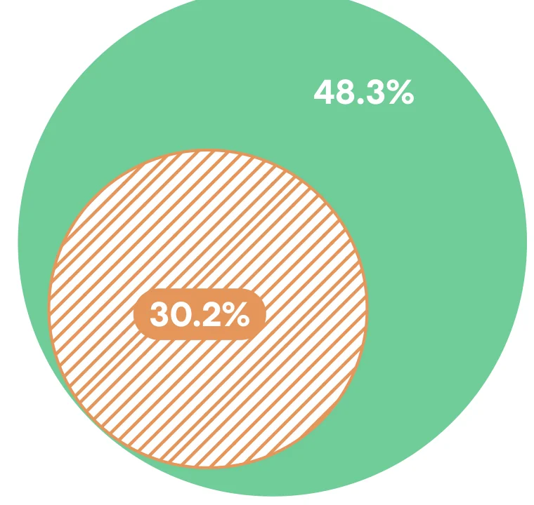 Racial/Ethnic Minority Status: Ballpark Census Tract 48.3%, Salt Lake County 30.2%