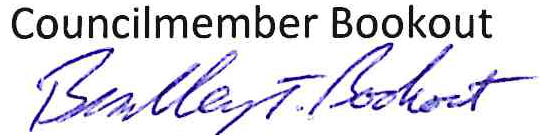 Signature of Bradley T. Bookout