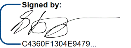 Signature block