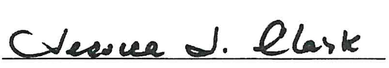 Signature of Jessica J. Clark
