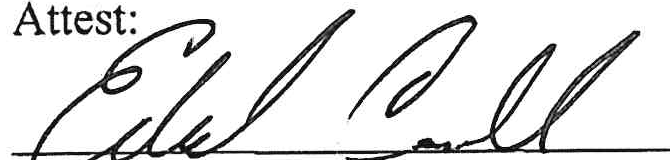 Signature of Ed Carroll