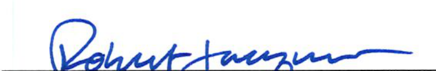 Signature of City Attorney Robert F. Jacques