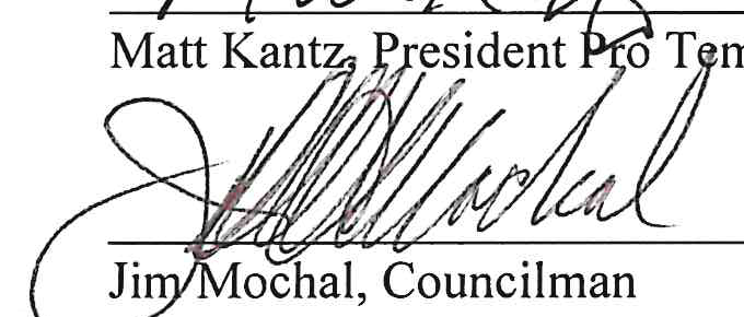 Signature of Jim Mochal