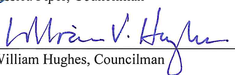 Signature of William Hughes