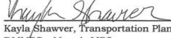 Signature of Kayla Shawver