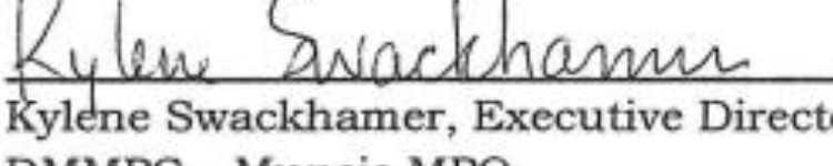 Signature of Kylene Swackhamer