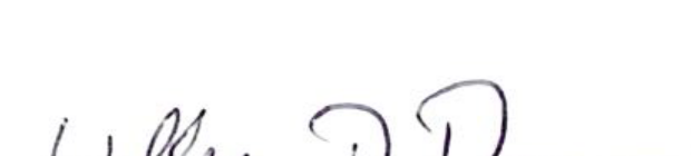 Signature of Mayor William D. Duncan