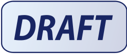 DRAFT badge