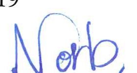Handwritten note: Norb,