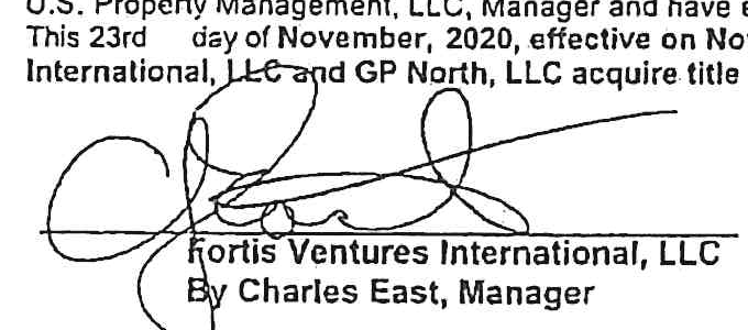 Signature of Charles East