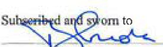 Signature of Thomas Shroba