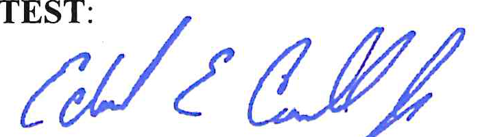 Signature of Ed Carroll