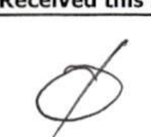 Handwritten zero with slash for Box B