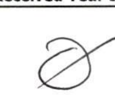 Handwritten zero with slash for Box C
