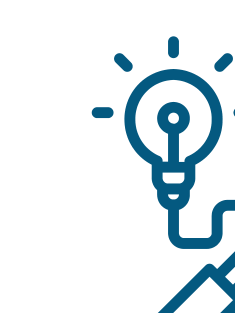 Magnifying glass with lightbulb icon