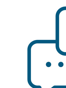 Speech bubbles with question mark icon