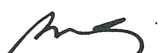 Signature of Fred Cummings