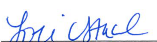 Signature of Clerk of Council