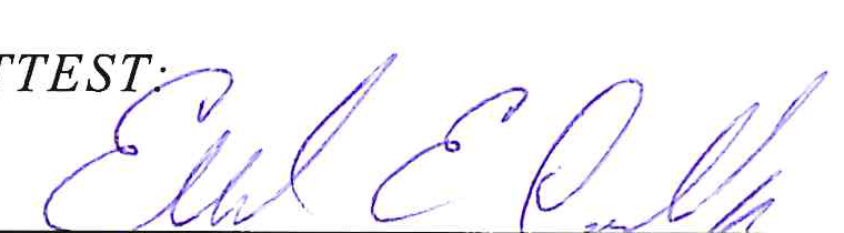 Signed by Edward E. Carroll, Jr., Auditor