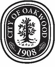 City of Oakwood 1908 Official Seal