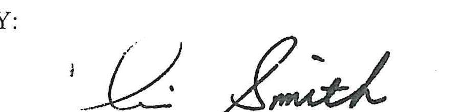 Signature of Chris Smith