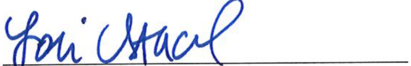 Signature of Clerk of Council