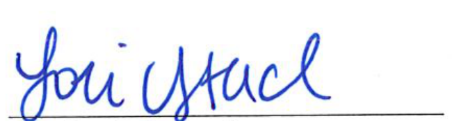 Signature of Clerk of Council Lori Stacel