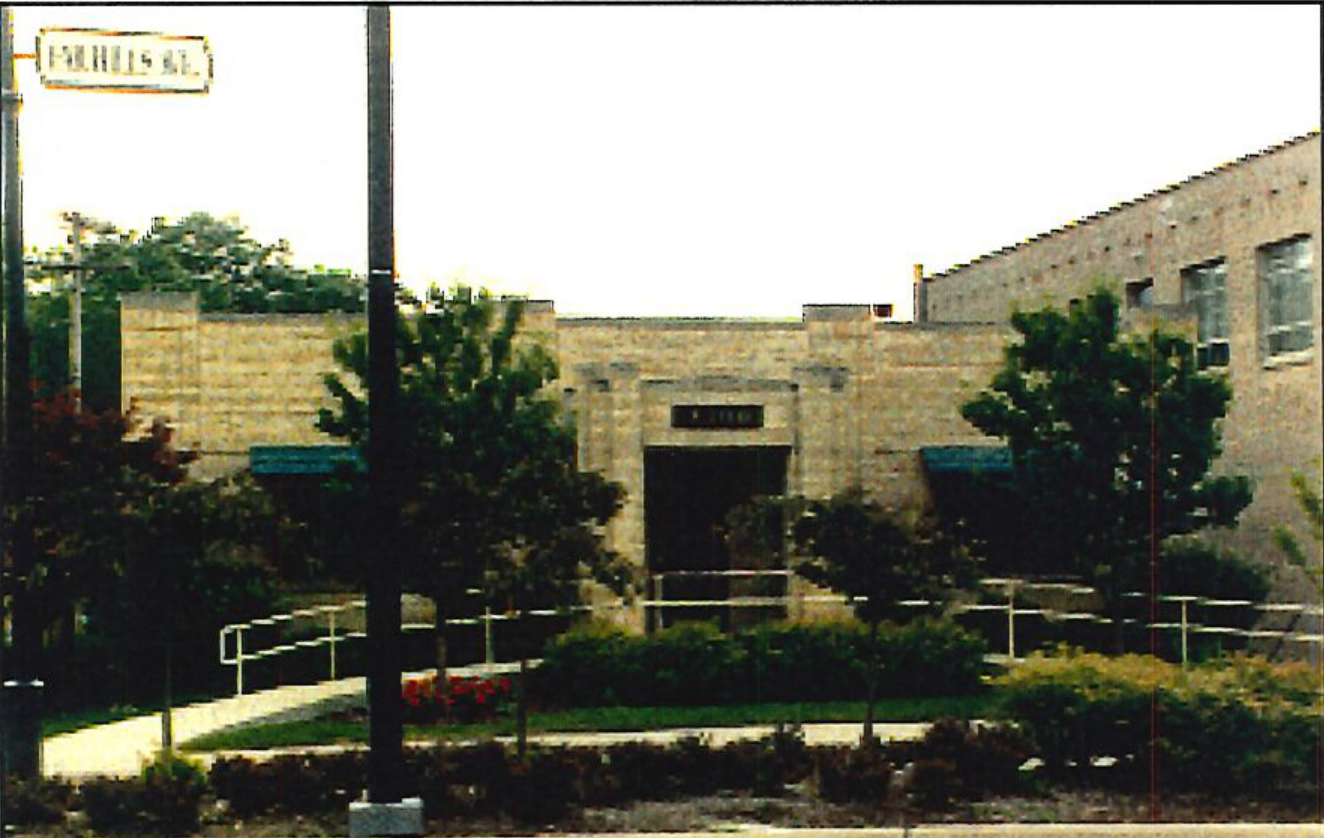 Single small commercial building