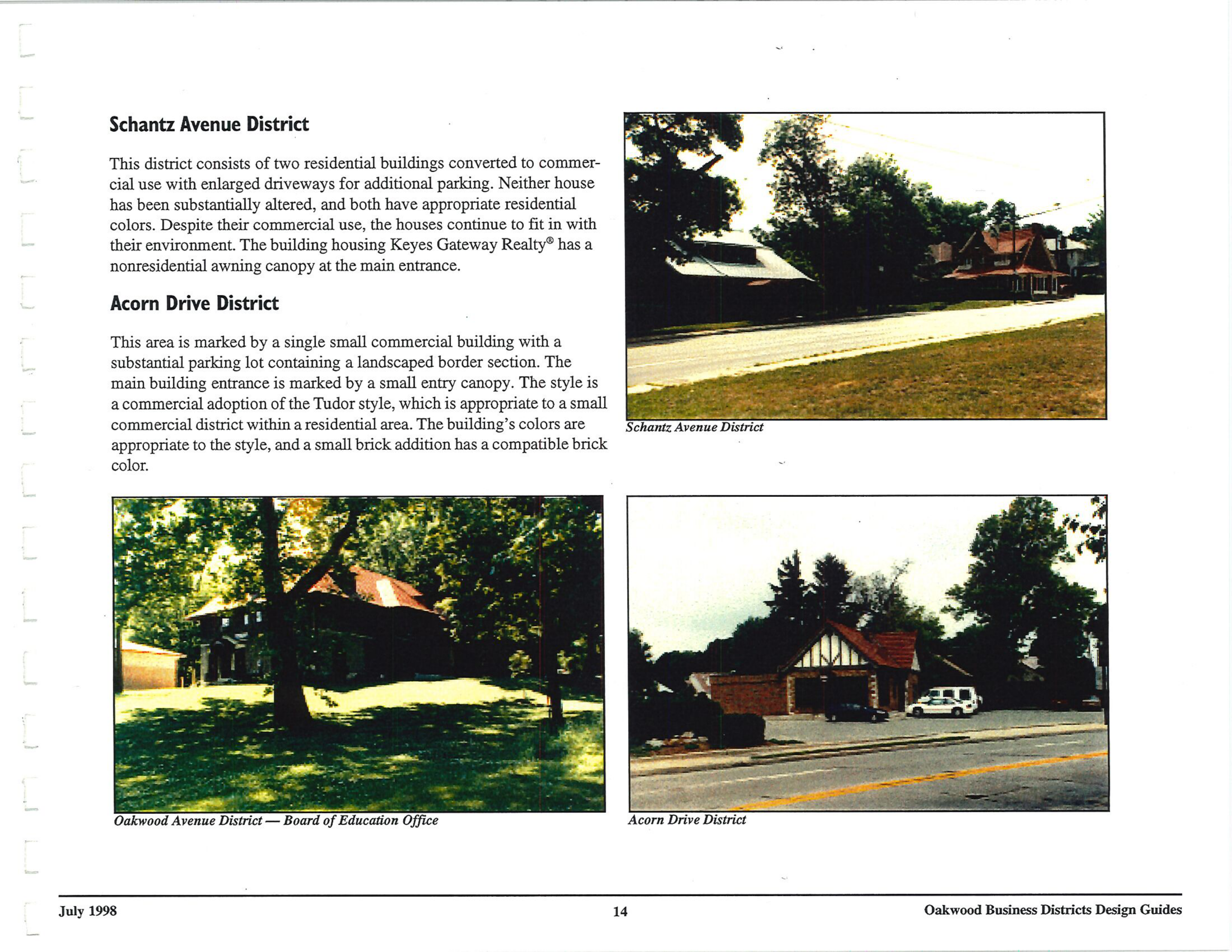 Photograph of the Schantz Avenue District