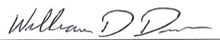 Signature of William Duncan