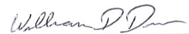 Handwritten signature of Mayor William D. Duncan
